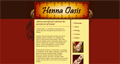 Desktop Screenshot of hennaoasis.com