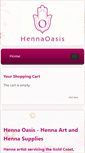 Mobile Screenshot of hennaoasis.com.au